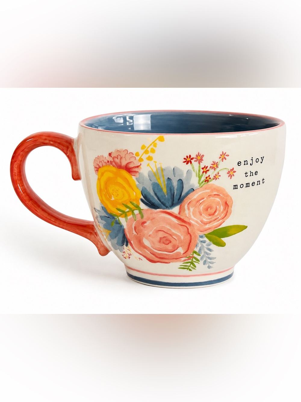 Mud Pie Floral Tea Cup/ Coffee Mug